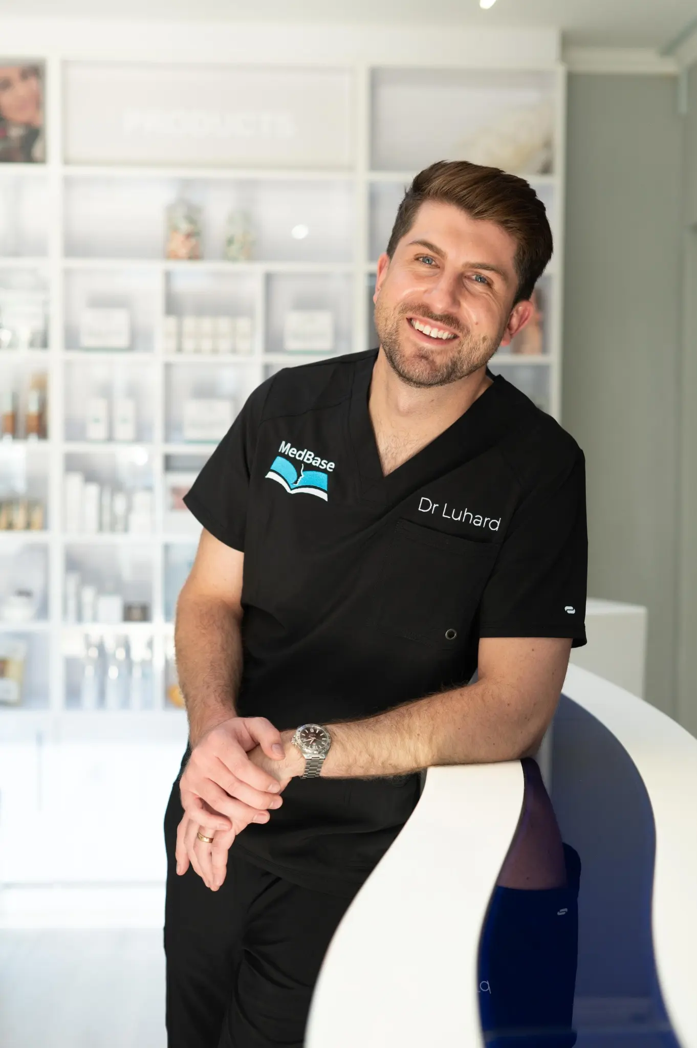 Dr Luhard, co-founder and medical mentor at MedBase